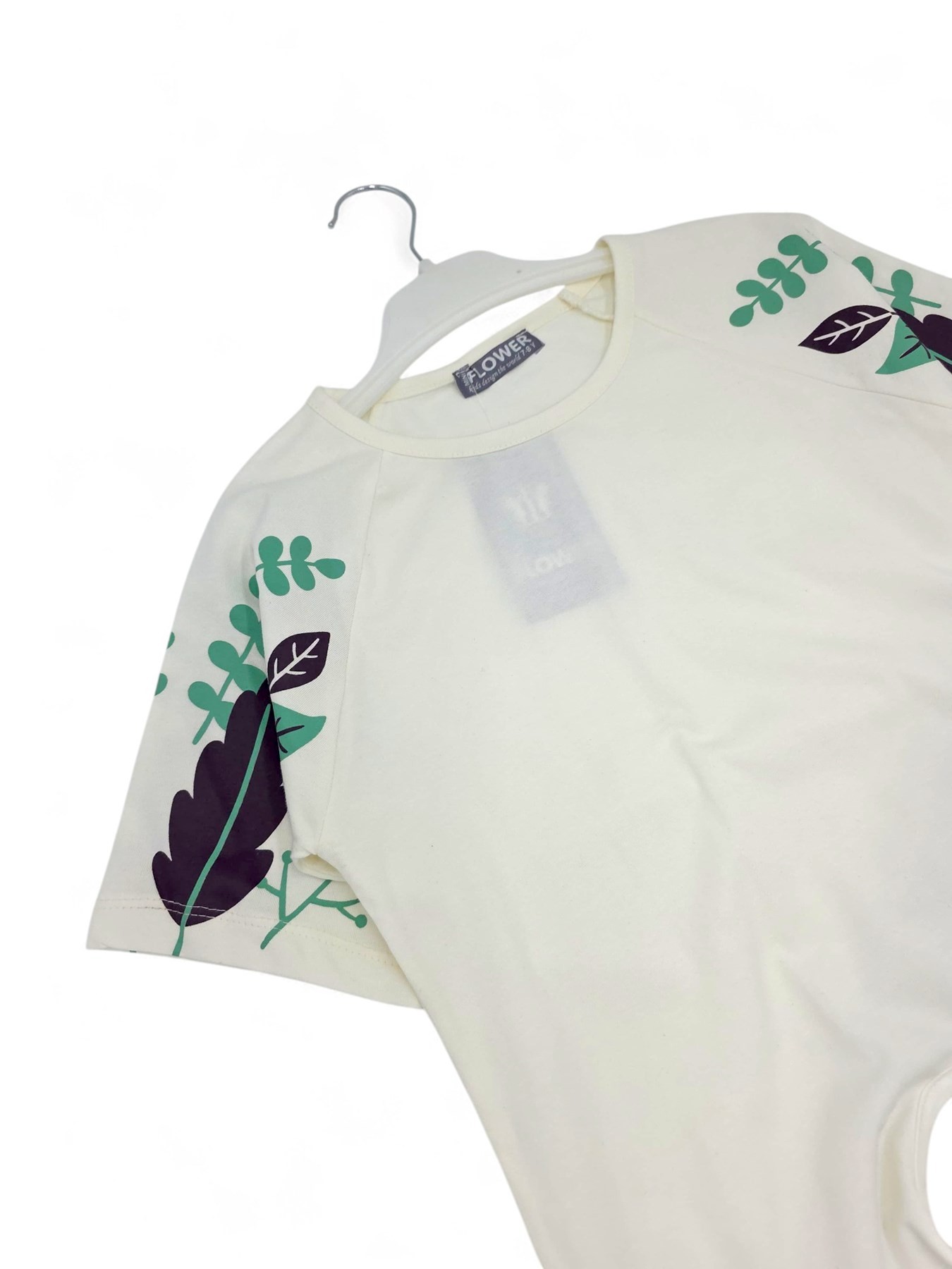 KIZ ÇOCUK YAZLIK ÇİÇEK BASKILIT-SHIRT GENİŞ PAÇA KAPRİLİ 8-12 YAŞ COMPACT ALT ÜST TAKIM R1887