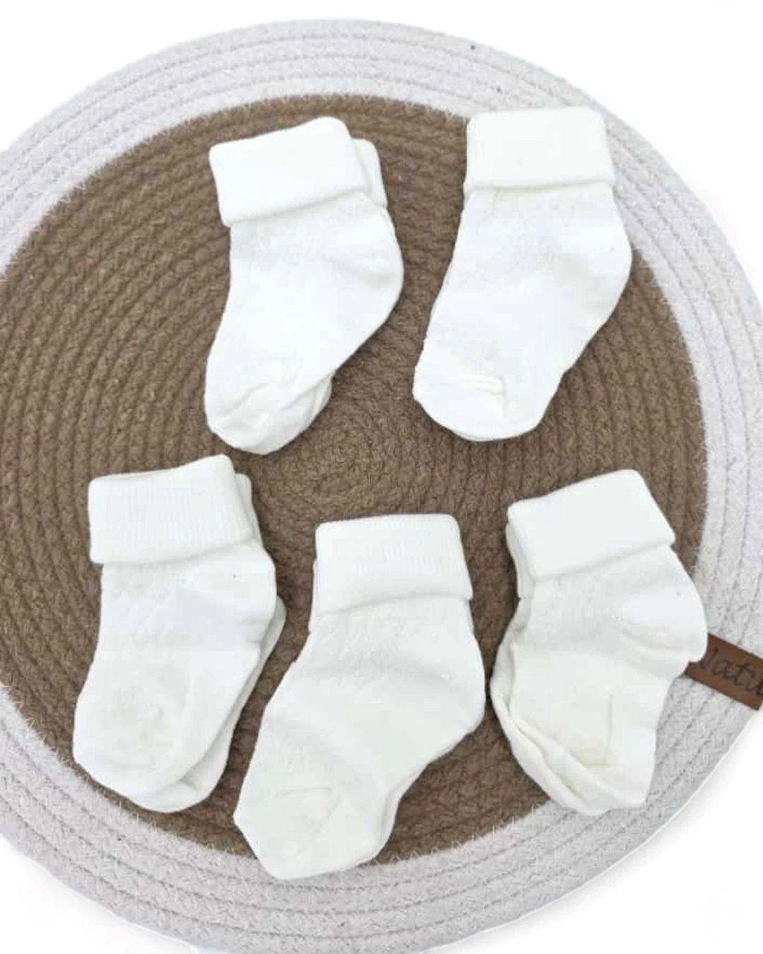 Yeni Doğan Kutulu 5'li Organik Çorap / 5'li Paket CP19