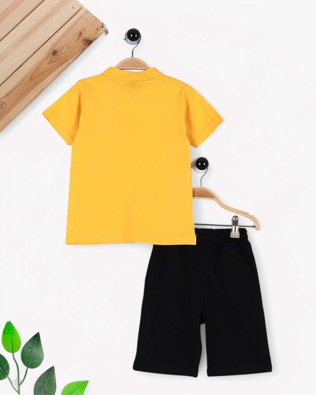ERKEK BEBEK POLO YAKALI 6-9-12-18-2 AY SÜPREM YAZLIK BEBEK TAKIMI  R1751