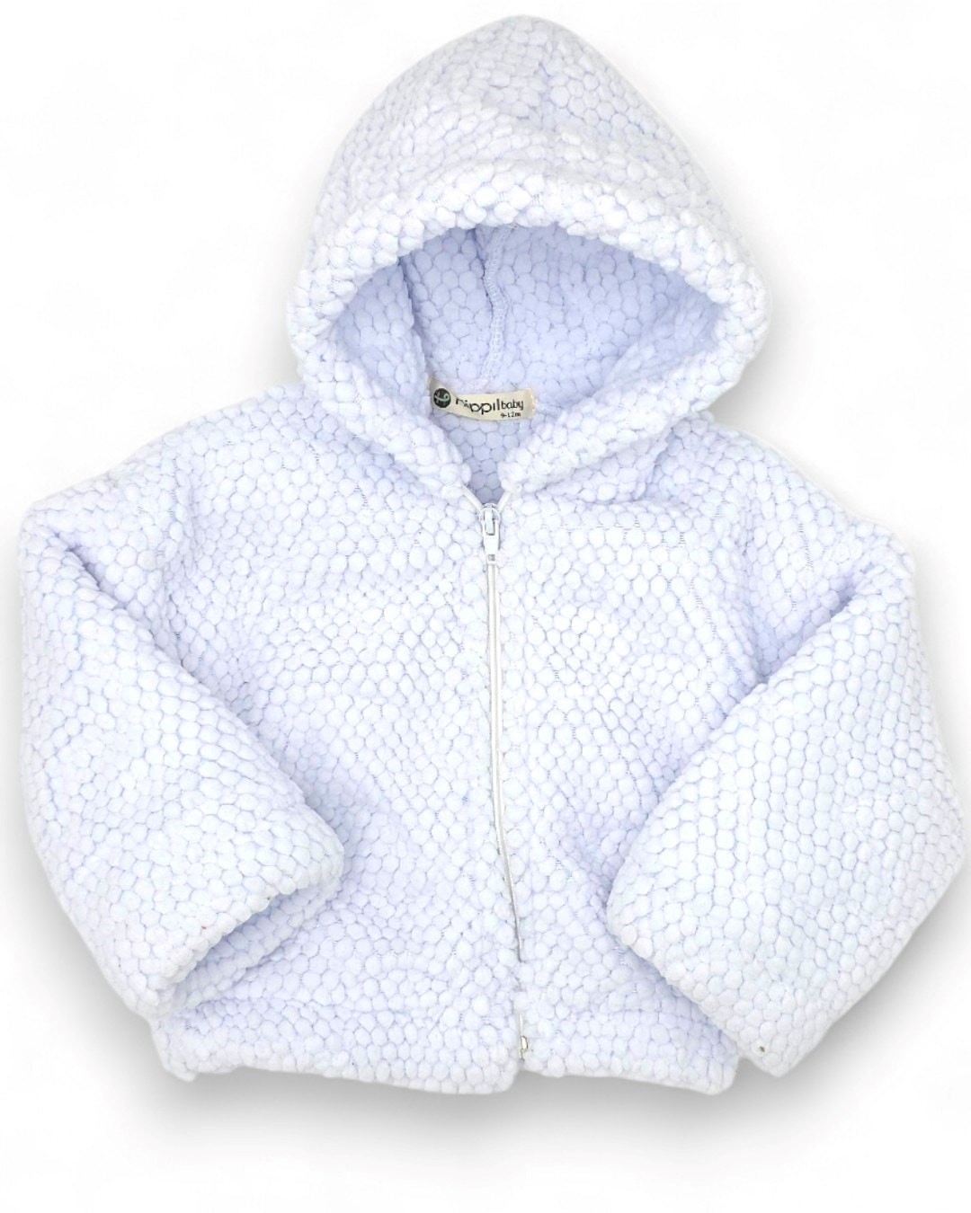 Erkek Bebek Çok Kalın Montlu Kışlık 3 İp Şordonlu 3'lü Takım, Kapüşonlu Ceketli Takım 6-9-12-18 Ay R2316