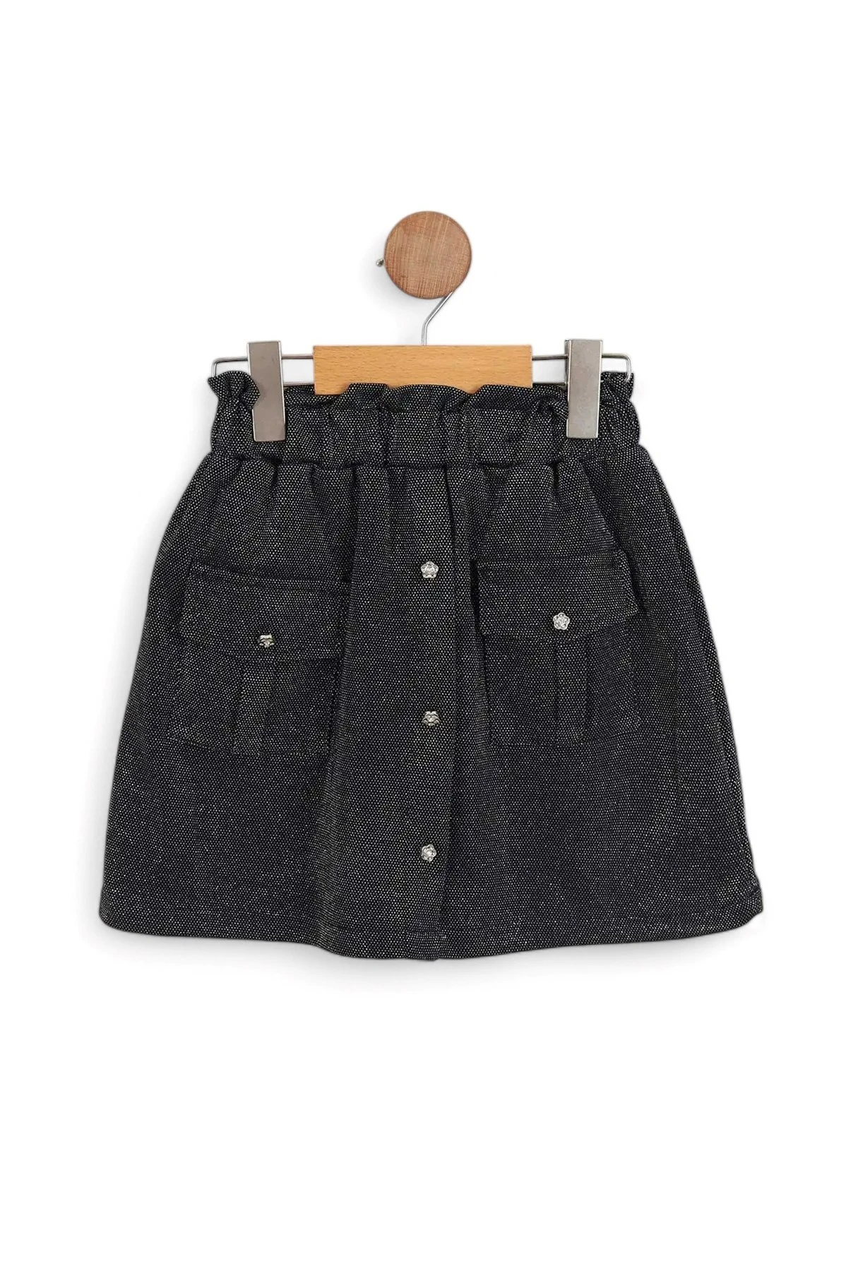 KIZ ÇOCUK 3-4-5-6 YAŞ SİMLİ ASKI DETAYLI CEPLİ ETEKLİ BADİLİ 2'Lİ ŞIK ELBİSE R1590