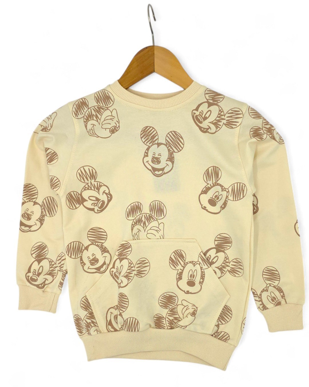 Erkek Çocuk Mevsimlik Mickey Baskılı 6-7-8-9-10 Yaş 2 İplik Eşofman Takımı R2124