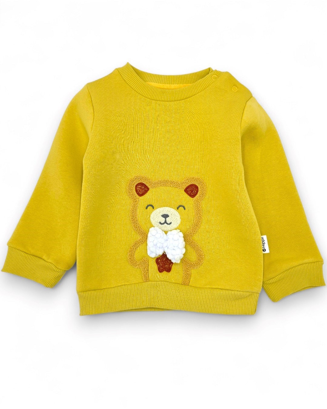 Erkek Bebek Çok Kalın Montlu Kışlık 3 İp Şordonlu 3'lü Takım, Kapüşonlu Ceketli Takım 6-9-12-18 Ay R2316