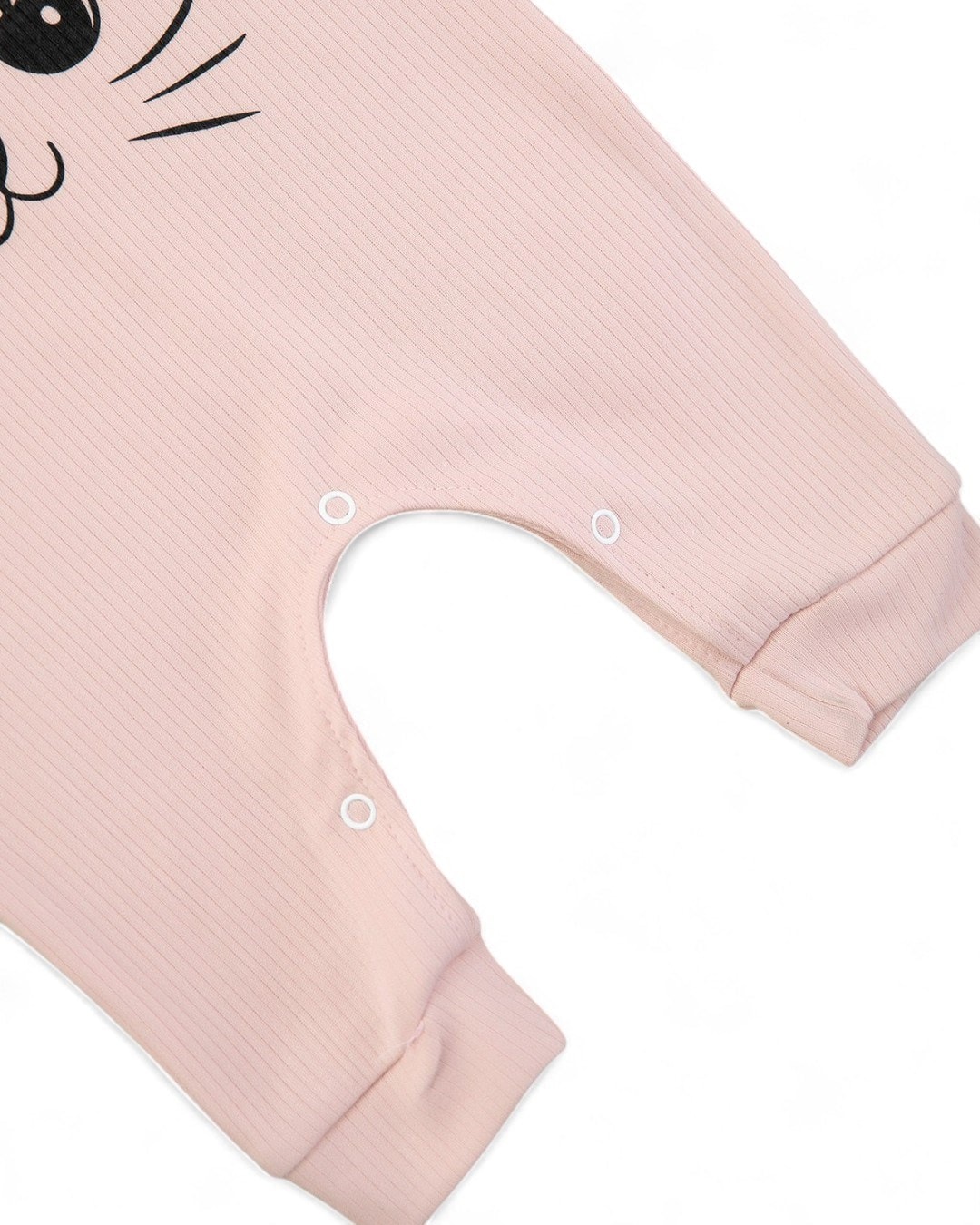 Kız Bebek Fitilli Kedi Baskılı Bahçıvan Salopet Tulum Yenidoğan 3-6-9 Ay Mevsimlik Uzun Kollu Tulum R337