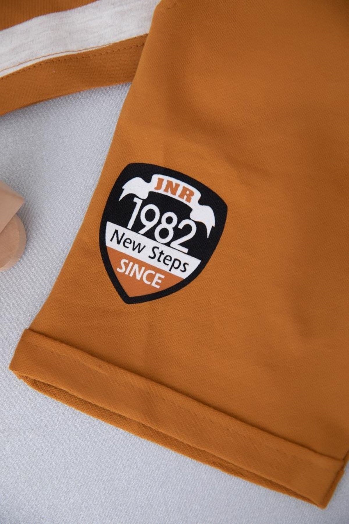 Erkek Çocuk Günlük Çizgili Polo Yakalı Şık T-shirt Ve Şort Alt Üst Takımı R499