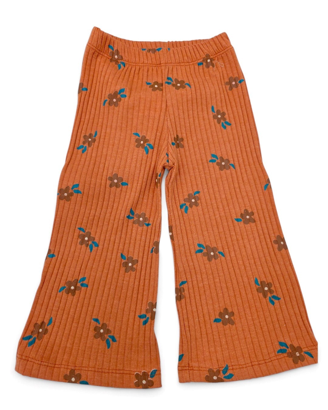 Kız Çocuk Etnik Desen Fularlı, Bol Paça Pantalonlu 3 Parça Şık Mevsimlik Alt Üst Takım R2067
