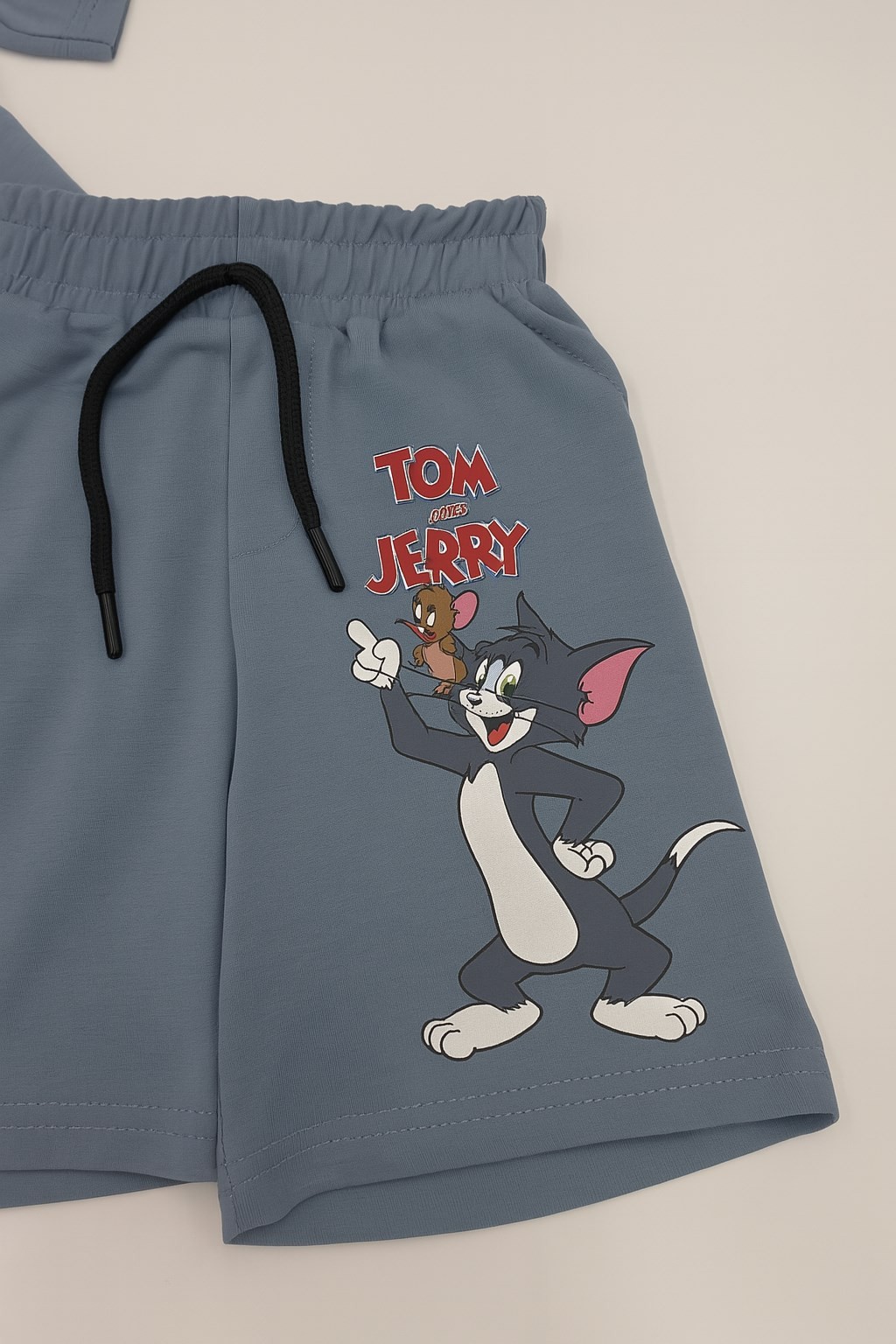 ERKEK ÇOCUK YAZLIK TOM&JERRY BASKILI 4-5-6-7-8 YAŞ ALT ÜST ŞORTLU TAKIM R1916