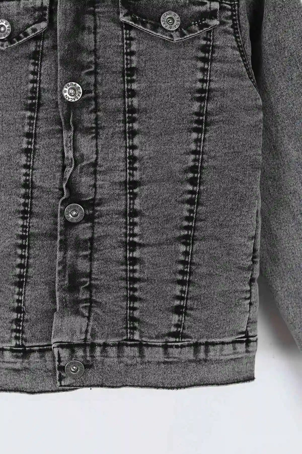 Erkek Çocuk İçi Welsoftlu Kışlık Kot Ceket / 2-17 Yaş Arası Beden Seçenekleri R2250