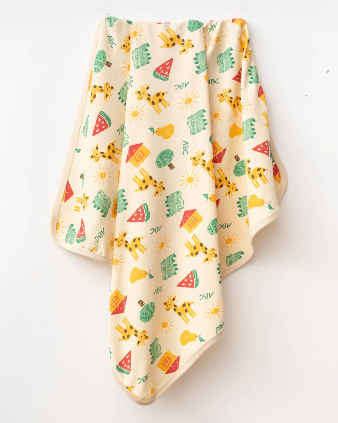 Baskılı Bebek Battaniyesi Çeşitleri, Pamuklu 80x90 Cm Tek Kat Bebek Battaniye R2360 - MODEL 11