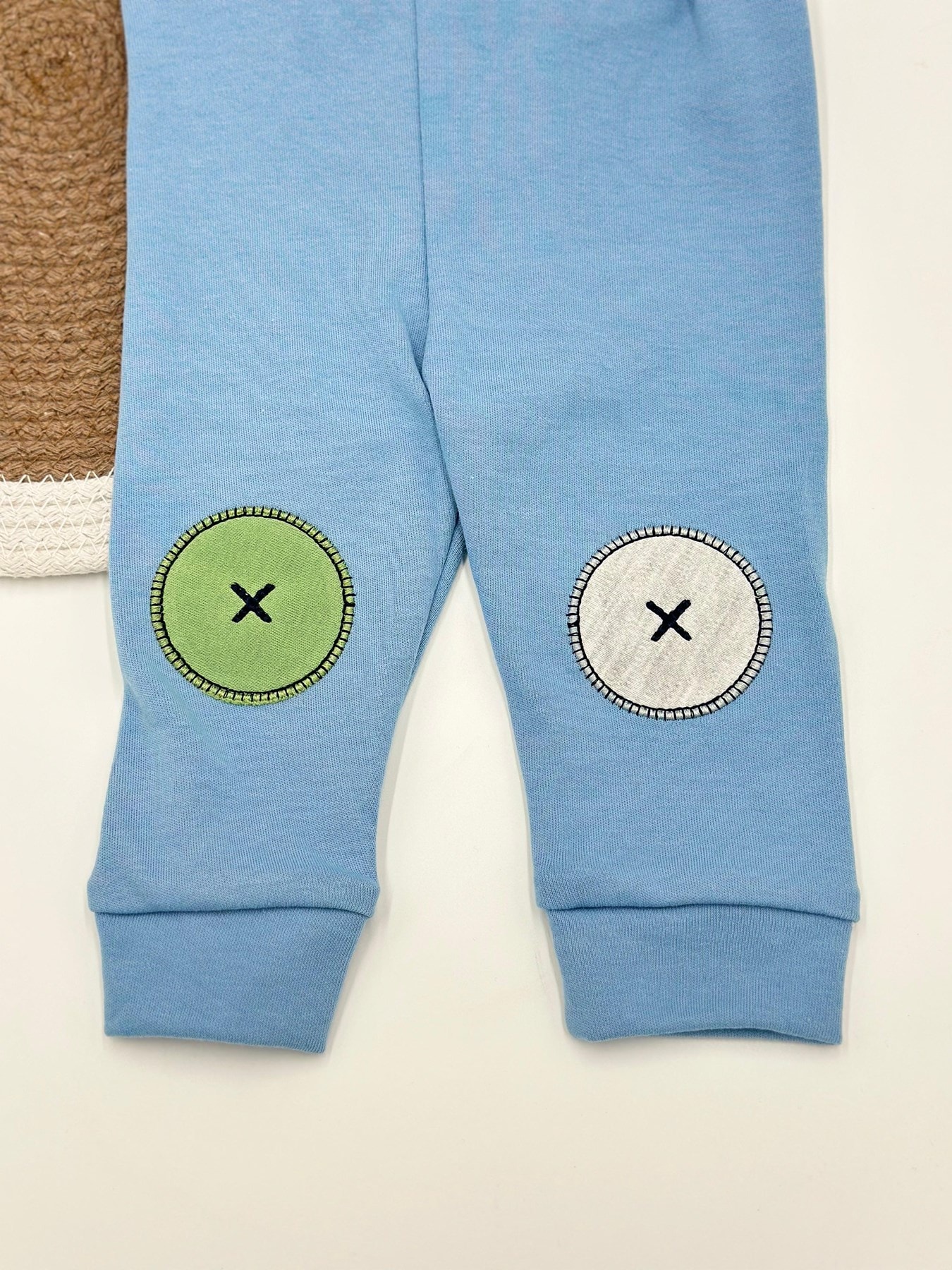 Erkek Bebek Mevsimlik Araba Nakışlı 3'lü Zıbınlı Yeni Doğan 3-6-9 Ay Bebek Takımı R1203