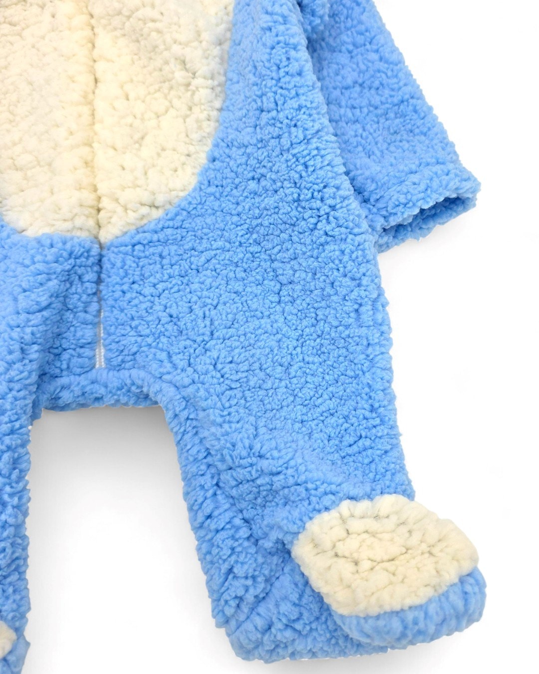 Welsoft Fermuarlı Kulaklı Bebek Tulumu | 0-9 Ay Unisex Sevimli Hayvan Figürlü Kışlık Bebek Tulumu R2214