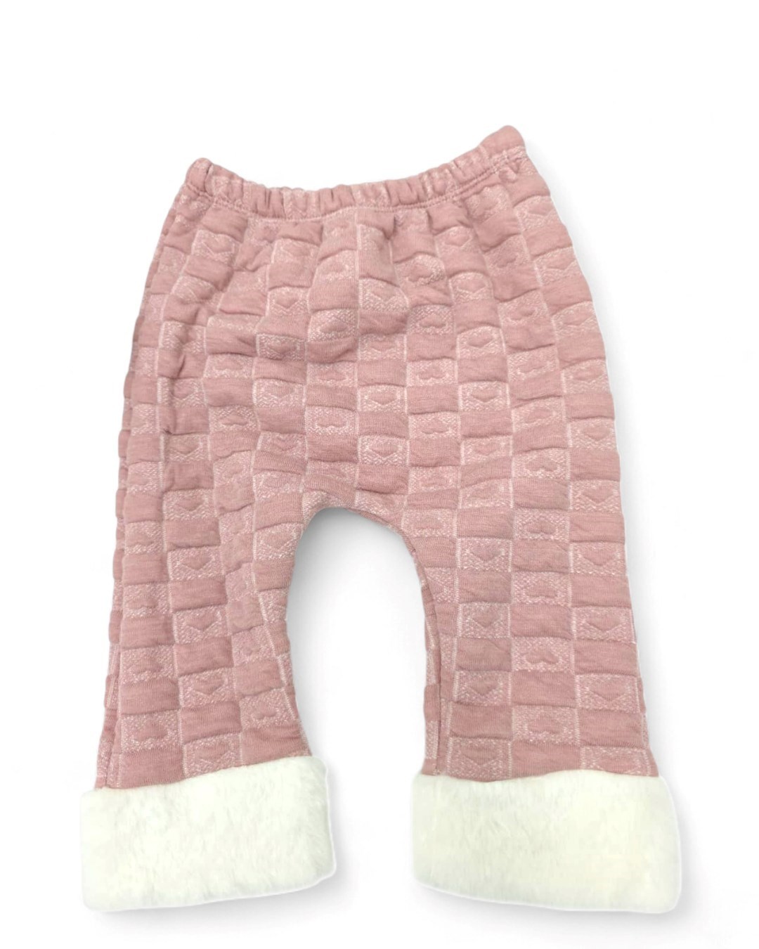 Kız Bebek Peluş Yaka Detaylı 0-3-6-9 Ay Mevsimlik 3 Parça Ceketli Takım R2035