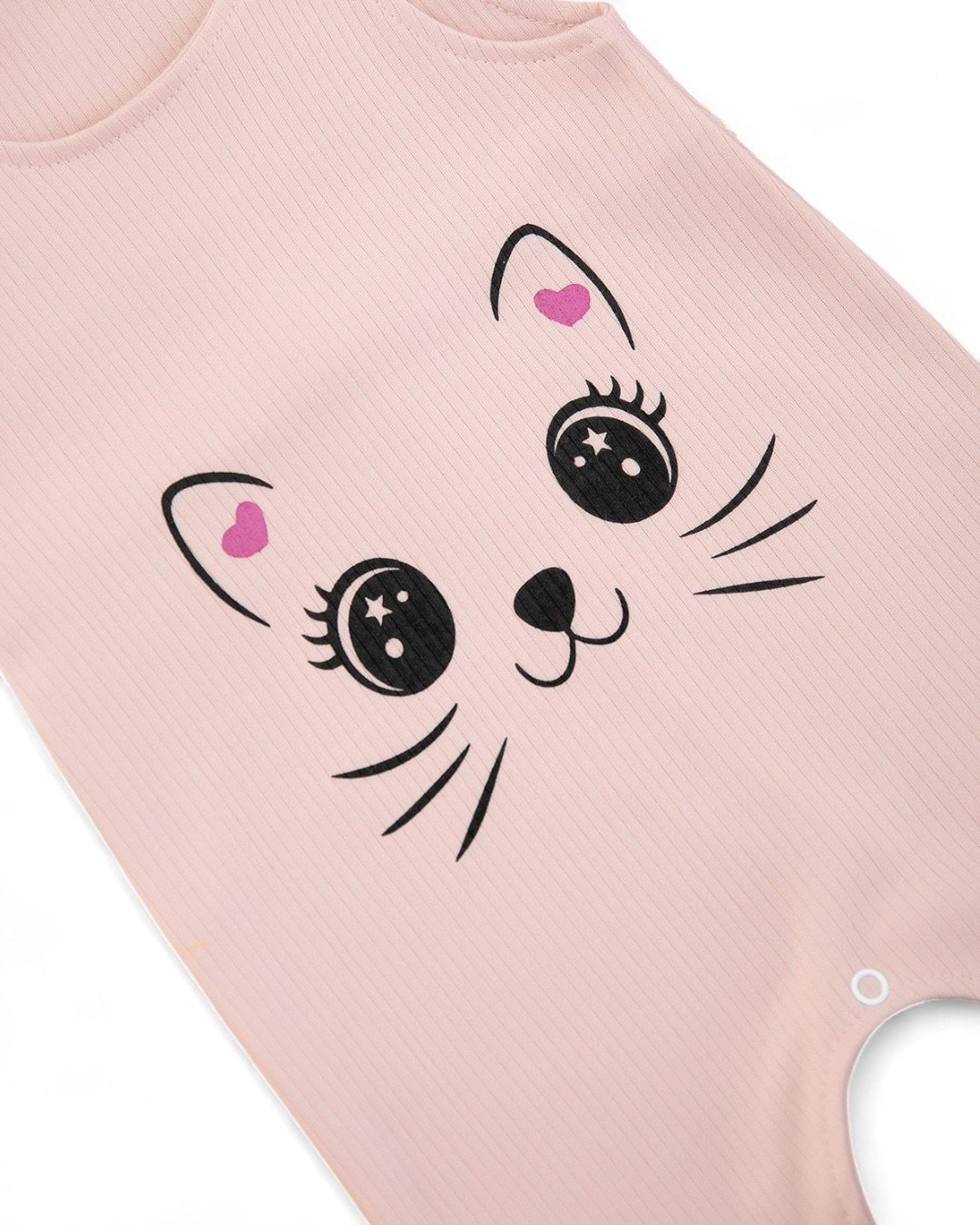 Kız Bebek Fitilli Kedi Baskılı Bahçıvan Salopet Tulum Yenidoğan 3-6-9 Ay Mevsimlik Uzun Kollu Tulum R337