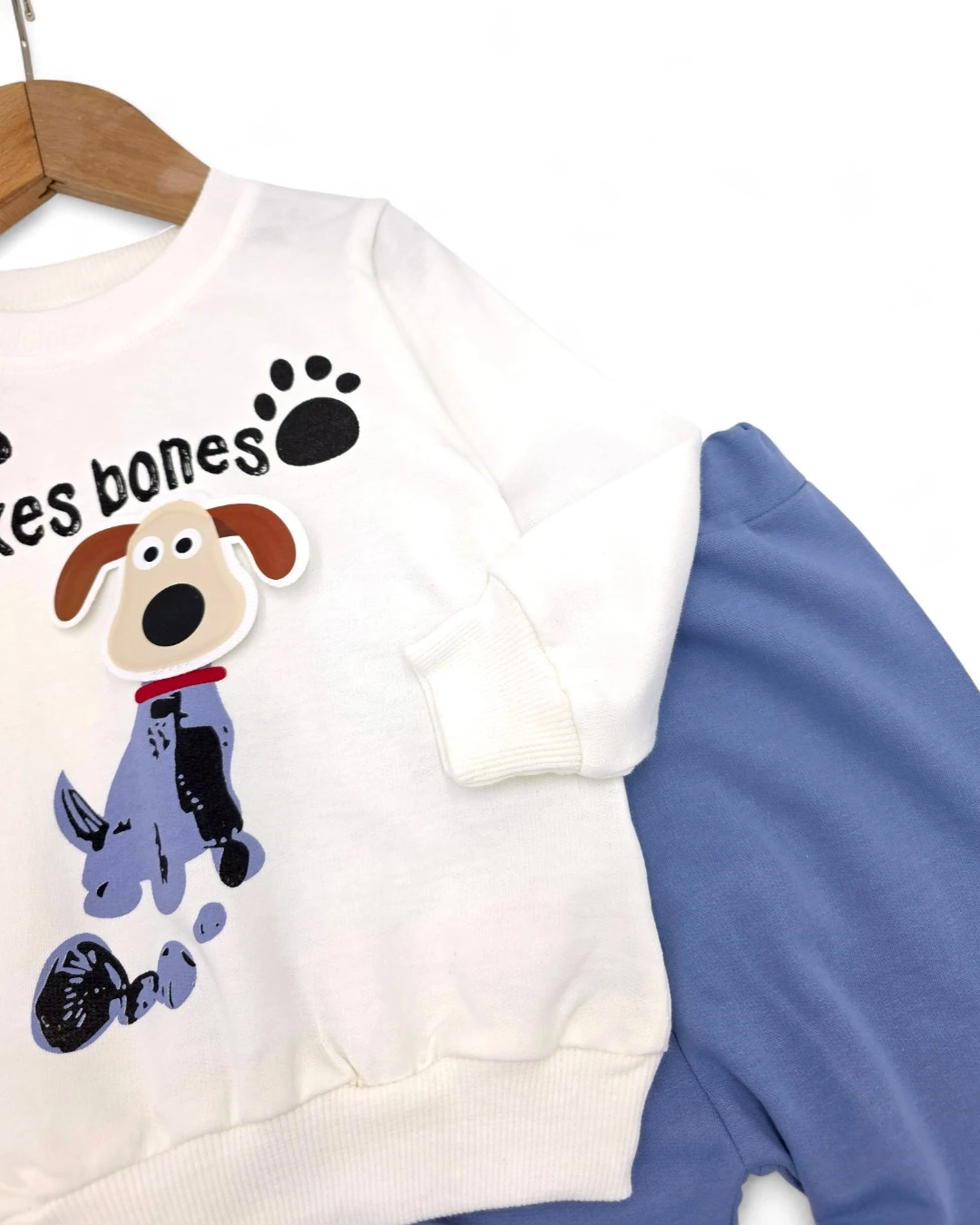 Sevimli Köpek Figürlü 3-6-9-12-18 Ay Mevsimlik Bebek Takımı R2238