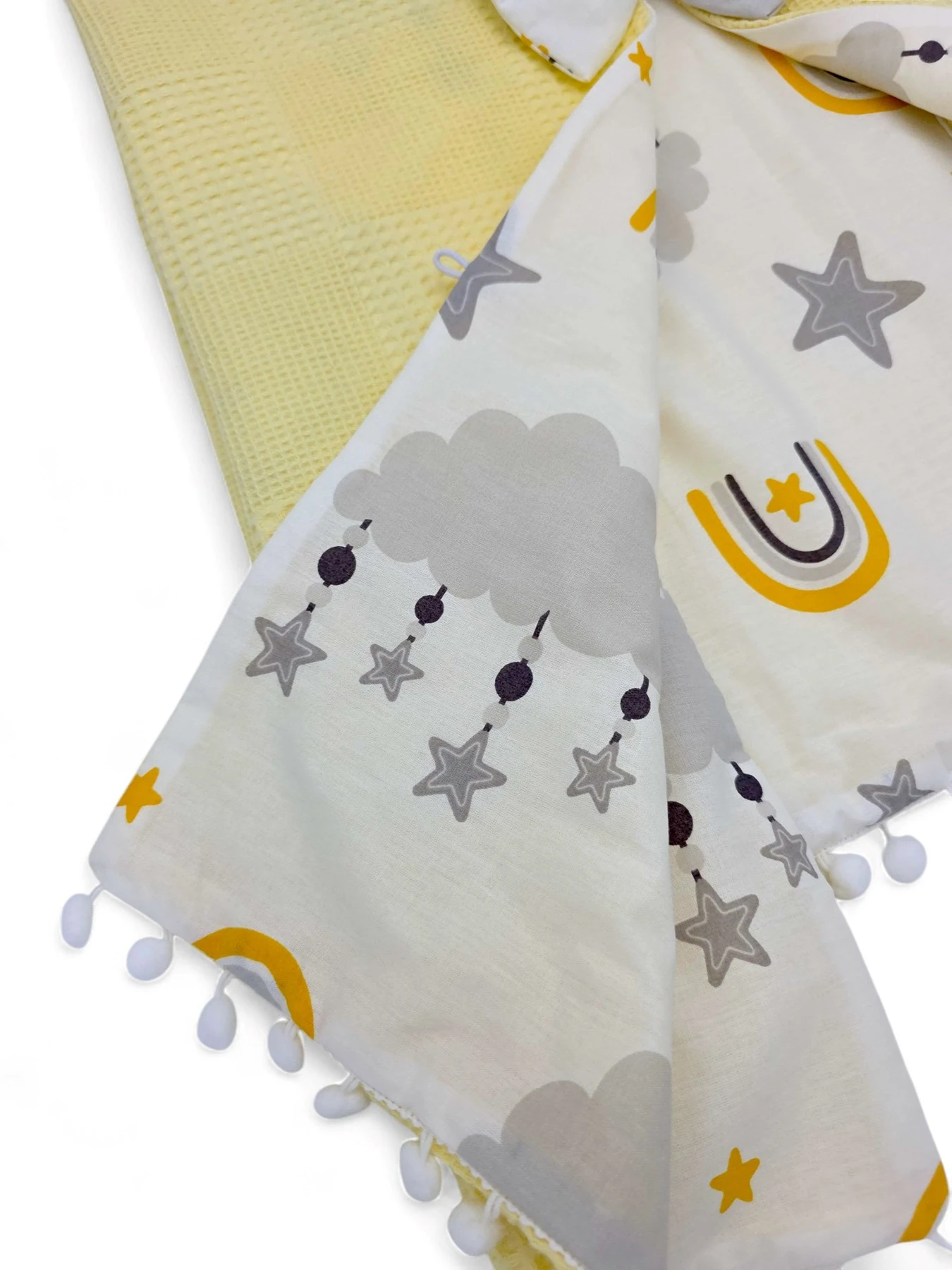 KALIN PİKELİ PUSET ÖRTÜSÜ l  MÜSLİN /POPLİN KUMAŞ %100 PAMUK