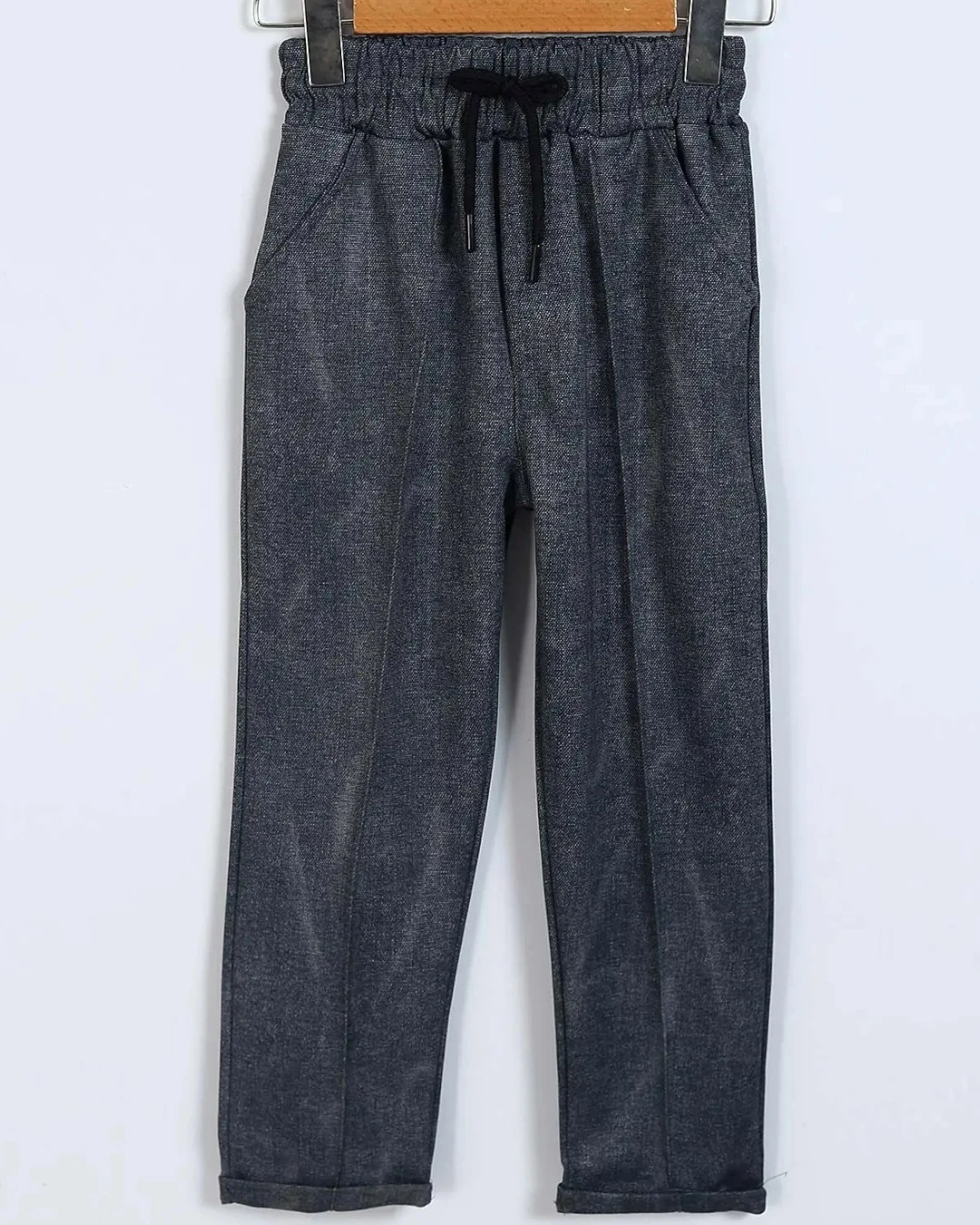 Erkek Çocuk Mevsimlik Yazı Baskılı Cep Detaylı Sweatshirt ve Pantalonlu Alt Üst Şık Takım 4-11 Yaş R2259