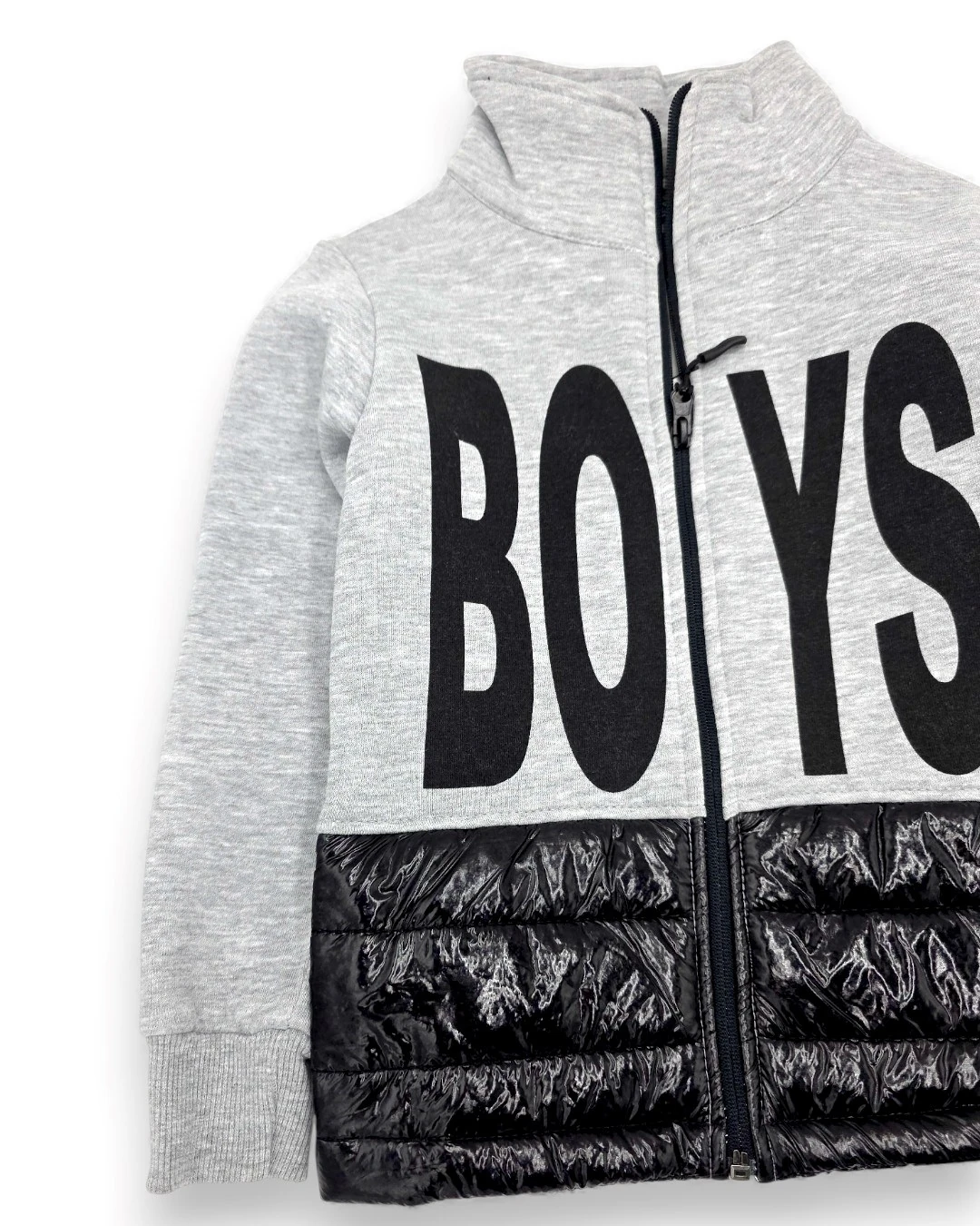 Erkek Çocuk Kışlık 3 İp Şardonlu Fermuarlı Ceketli 2'li Alt Üst Eşofman Takımı  6-13 Yaş R2411 