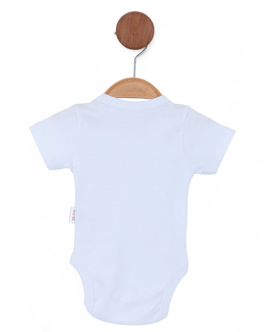 Yarım Kollu Düz Baskısız Bebek Çıtçıtlı Body, Zıbın, Atlet 0-3 Yaş R1051