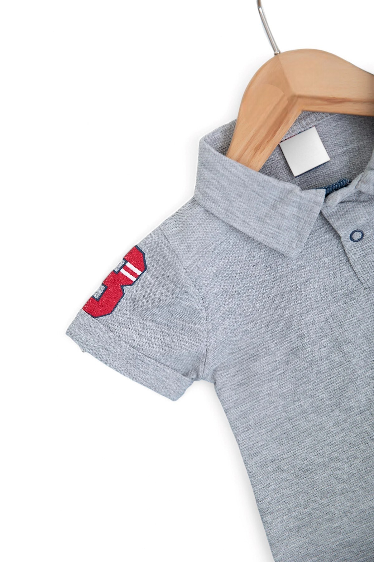 ERKEK BEBEK YAZLIK POLO YAKALI YUMUŞAK KOT ŞORTLU 6-9-12-18-24 AY BEBEK TAKIMI R1696