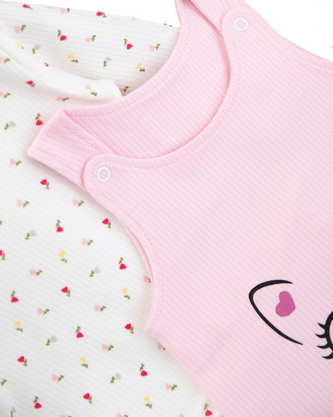 Kız Bebek Fitilli Kedi Baskılı Bahçıvan Salopet Tulum Yenidoğan 3-6-9 Ay Mevsimlik Uzun Kollu Tulum R337