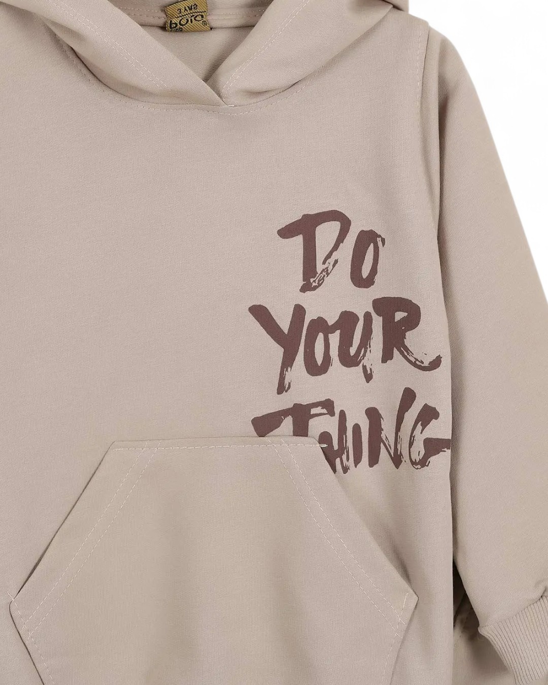Erkek Çocuk Mevsimlik Kapüşonlu Baskılı Sweatshirt ve Eşofman Altlı 2-10 Yaş Eşofman Takımı R2115