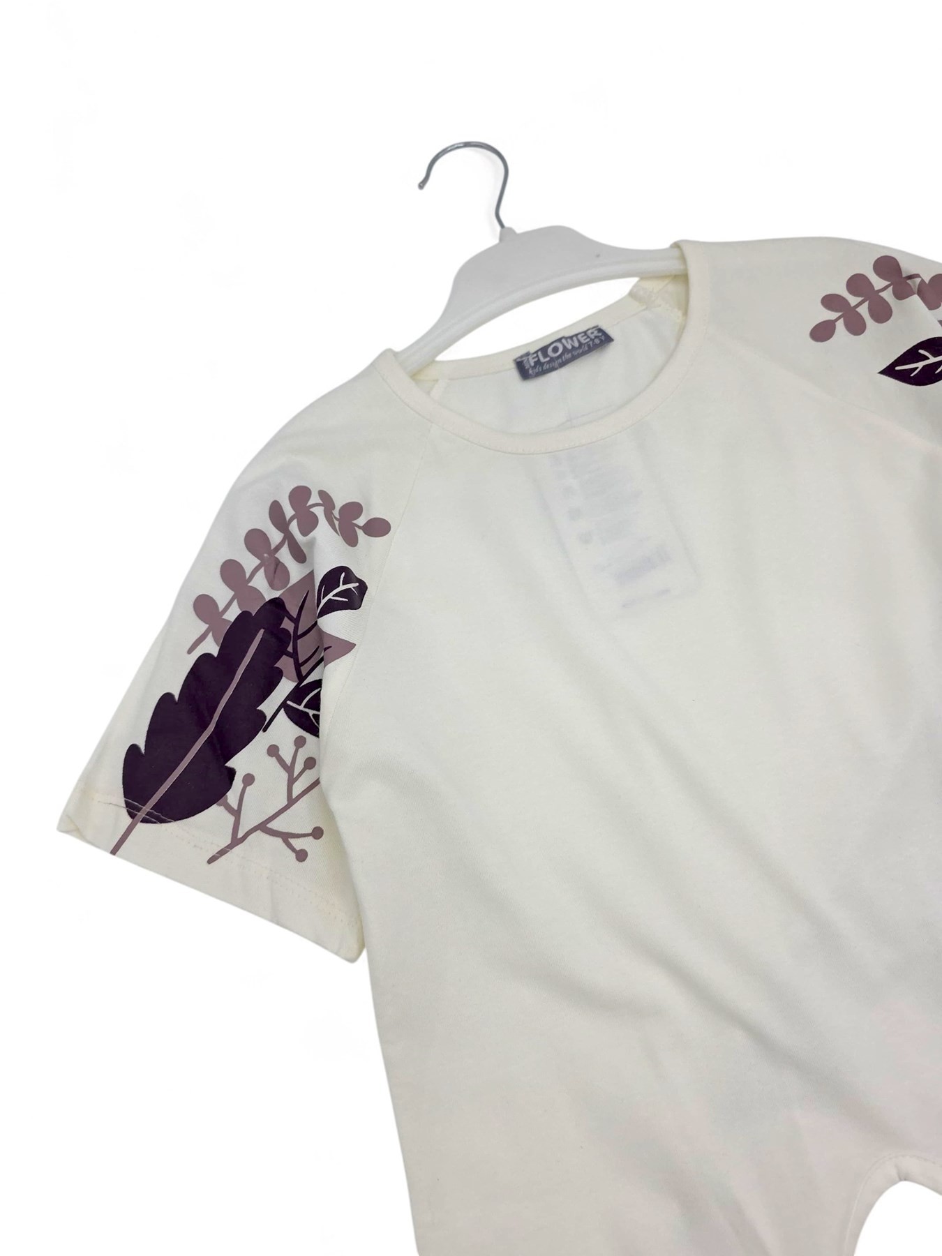 KIZ ÇOCUK YAZLIK ÇİÇEK BASKILIT-SHIRT GENİŞ PAÇA KAPRİLİ 8-12 YAŞ COMPACT ALT ÜST TAKIM R1887