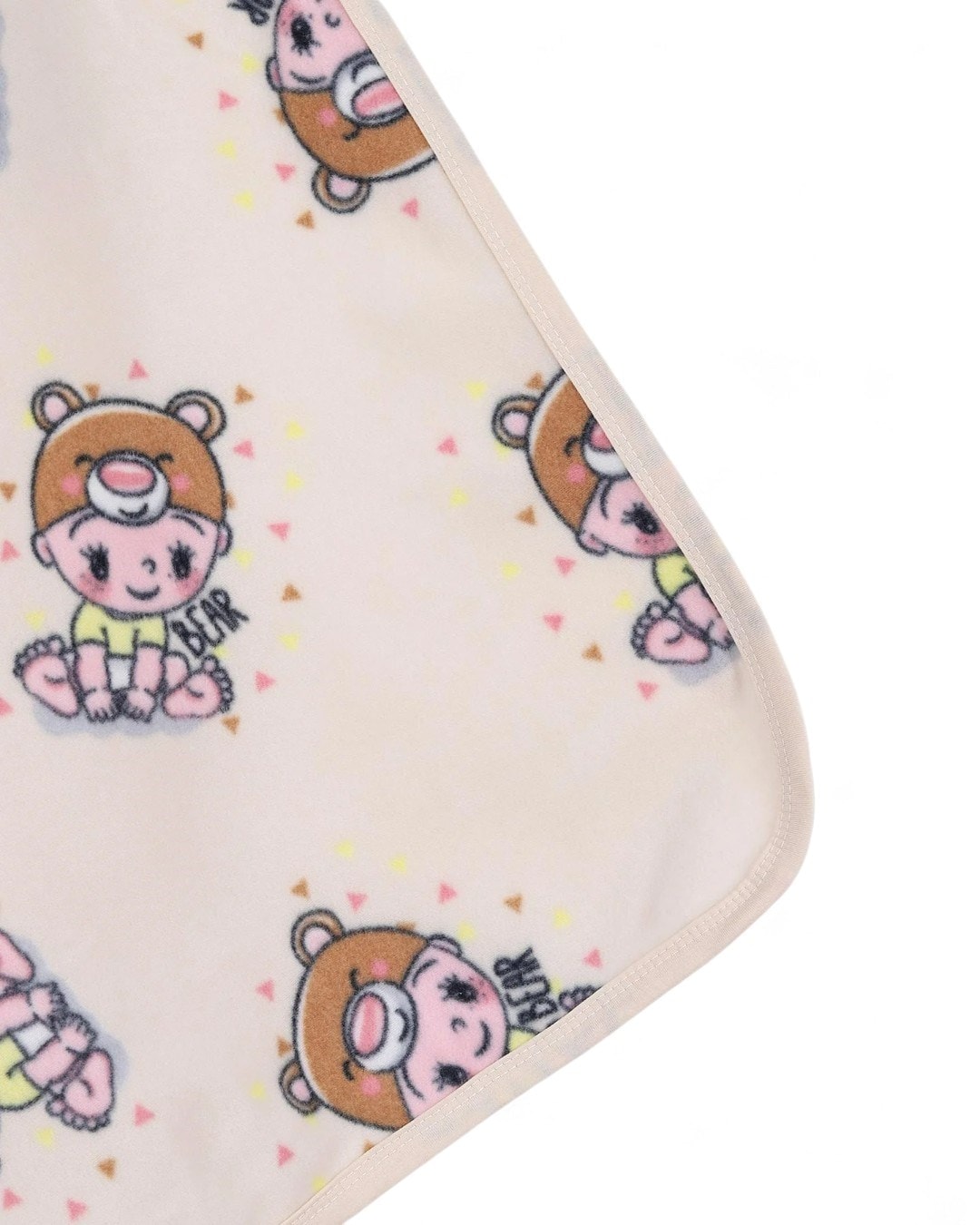  Bebek Baskılı Polar Bebek Battaniye (En:77cm Boy:87 cm) R2164