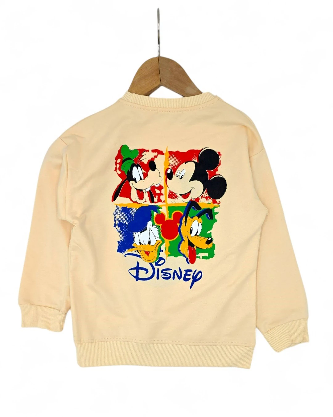 Erkek Çocuk Mevsimlik, Mickey Baskılı, Sırtı Baskılı,  4-11 Yaş Erkek Çocuk Eşofman Takımı R2261