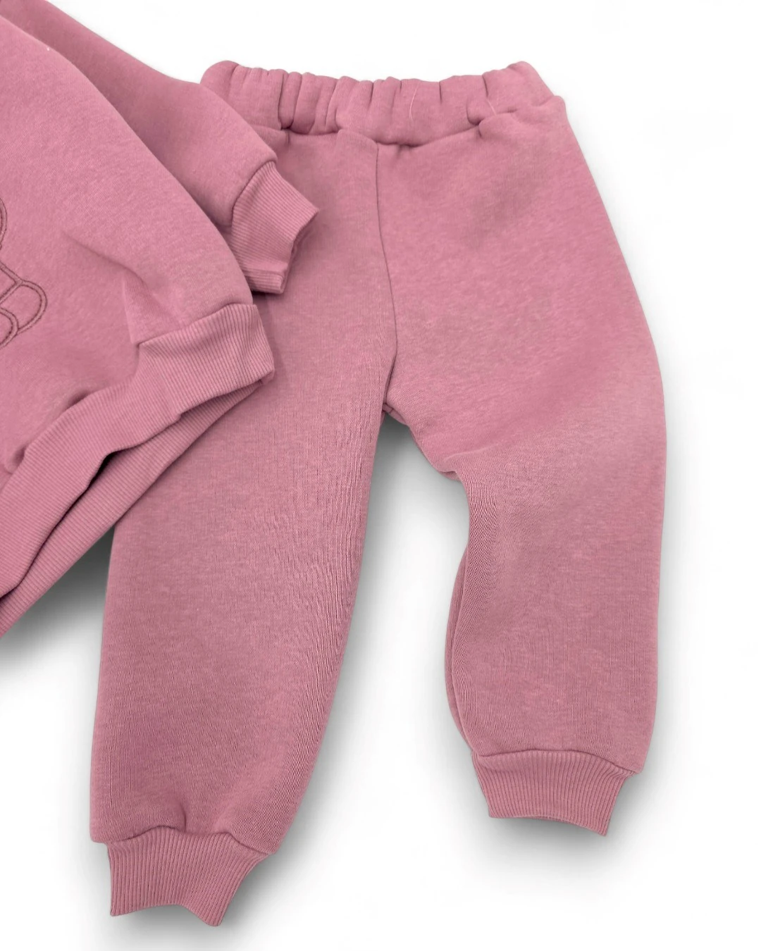 Kız Çocuk Kışlık Kalın 3 İp Şardonlu 2-3-4-5 Yaş Alt Üst Eşofman Takımı l DAR KALIPTIR. R2361