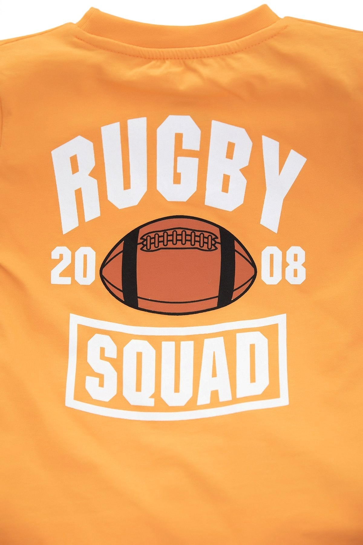 ERKEK ÇOCUK RUGBY BASKLI 2-10 YAŞ ARASI ŞORTLU YAZLIK ALT ÜST TAKIM R1938