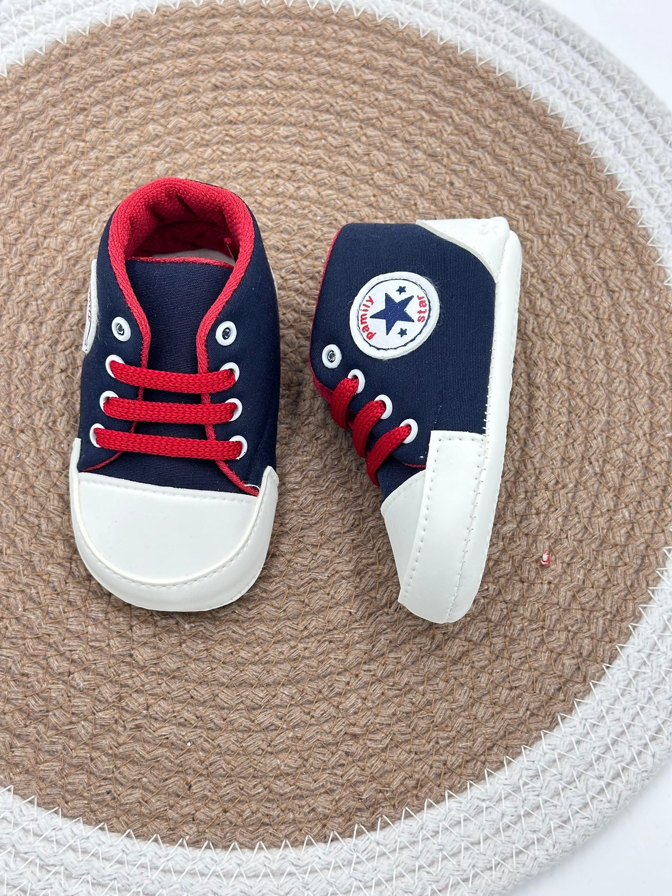 BEBEK ŞİRİN CONVERSE BEBEK PANDUF, EV AYAKKABISI 18-19 NUMARA  R1322 - LACİ