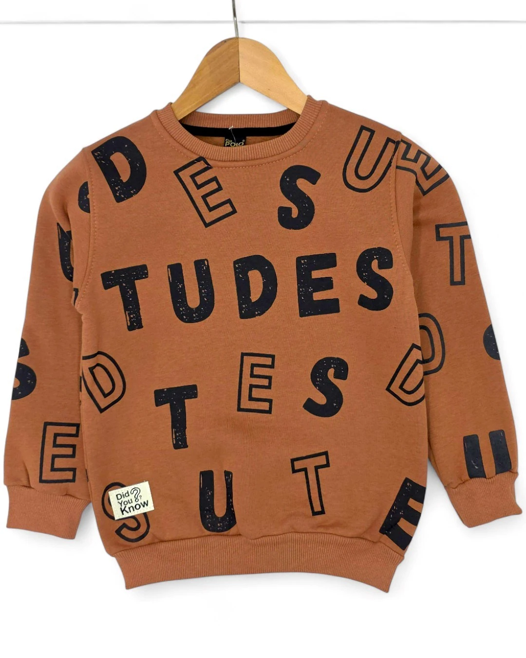 Erkek Çocuk Baskılı 3 İp Şardonlu Kışlık 6-7-8-9-10 Yaş Eşofmn Takımı / Sweatshirt ve Eşofman Altı R2279