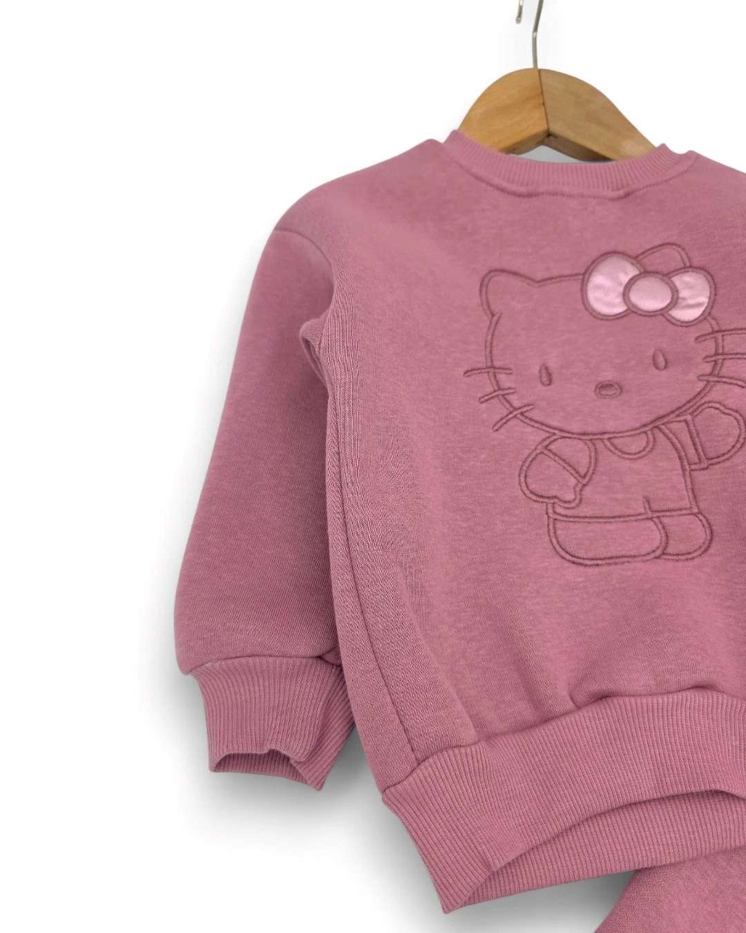 Kız Çocuk Kışlık Kalın 3 İp Şardonlu 2-3-4-5 Yaş Alt Üst Eşofman Takımı l DAR KALIPTIR. R2361