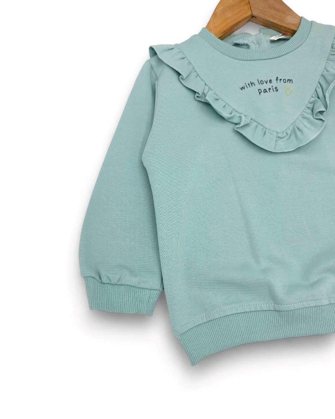 Kız Bebek 6-9-12-18-24 Aylık Taytlı, Fırfır Detaylı Alt Üst Şık Takım R2322