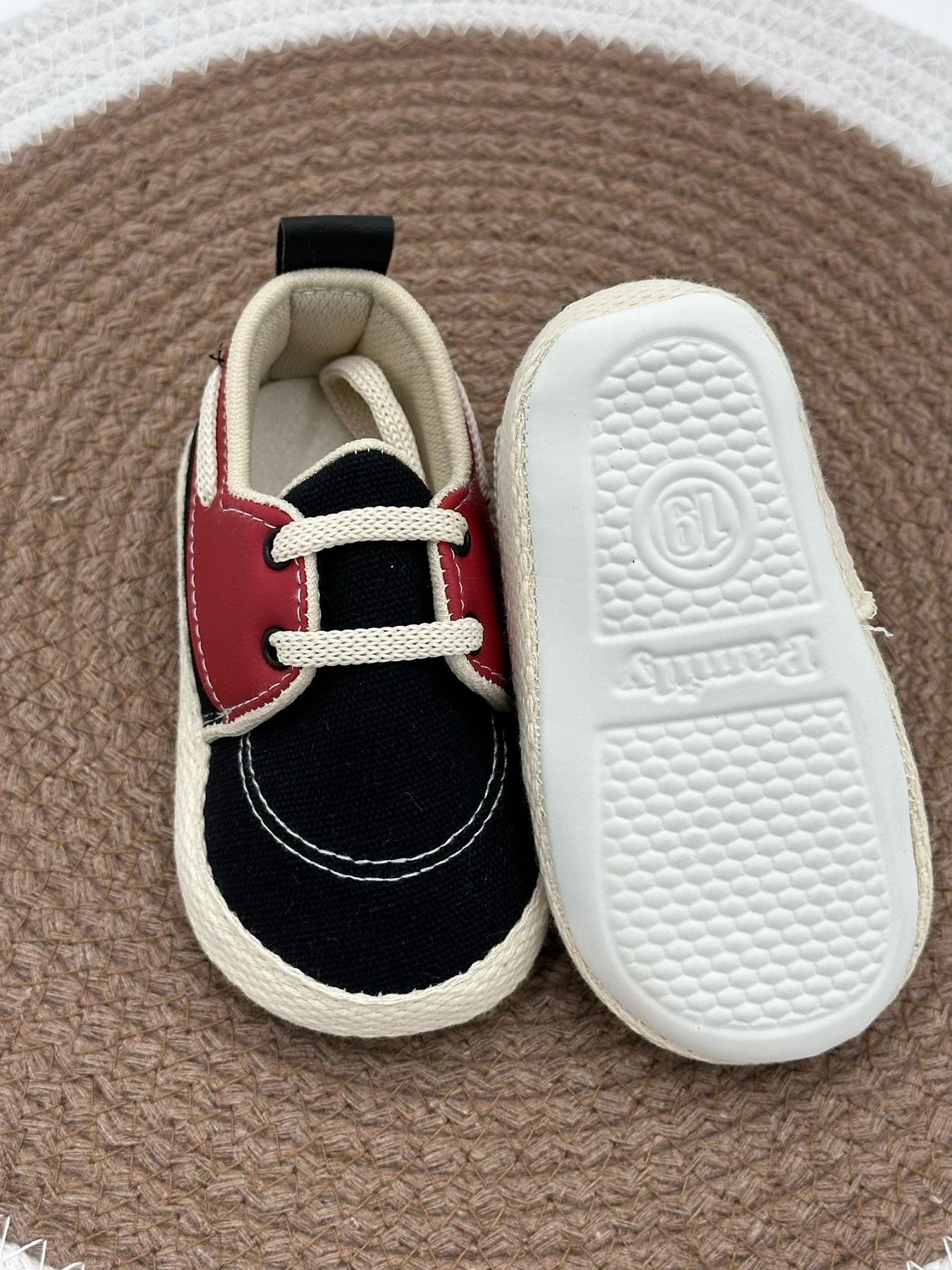 ERKEK BEBEK KLASİK ŞIK BEBEK PANDUF, EV AYAKKABISI 18-19 NUMARA  PF3