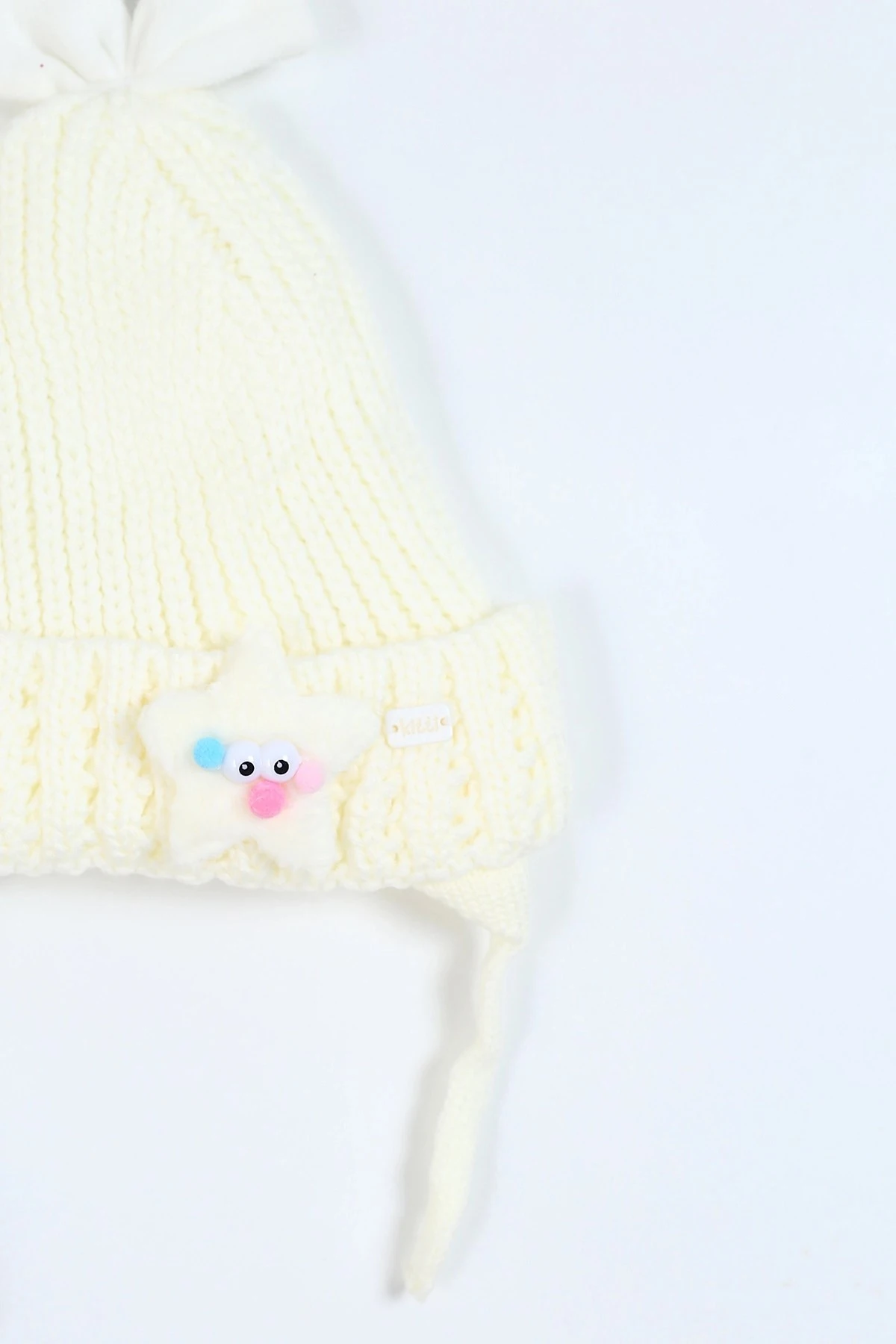 Kız Çocuk 1-4 Yaş İçi Polarlı Triko Bebek Beresi  BR29