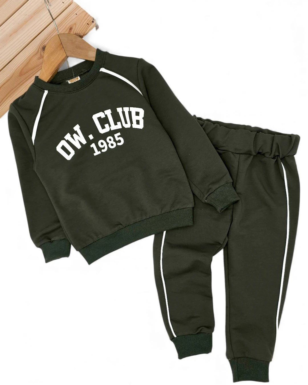 Erkek Çocuk Mevsimlik 2 İplik Baskılı 2'li Alt Üst Takım, 2-3-4-5-6 Yaş Eşofman Takımı R2396