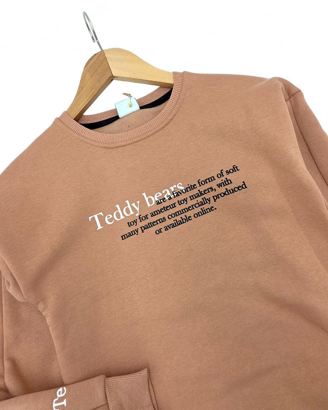 Kız Çocuk Baskılı Kışlık 3 İp Şardonlu 10-11-12-13-14 Yaş Alt Üst Eşofman Takımı R2295