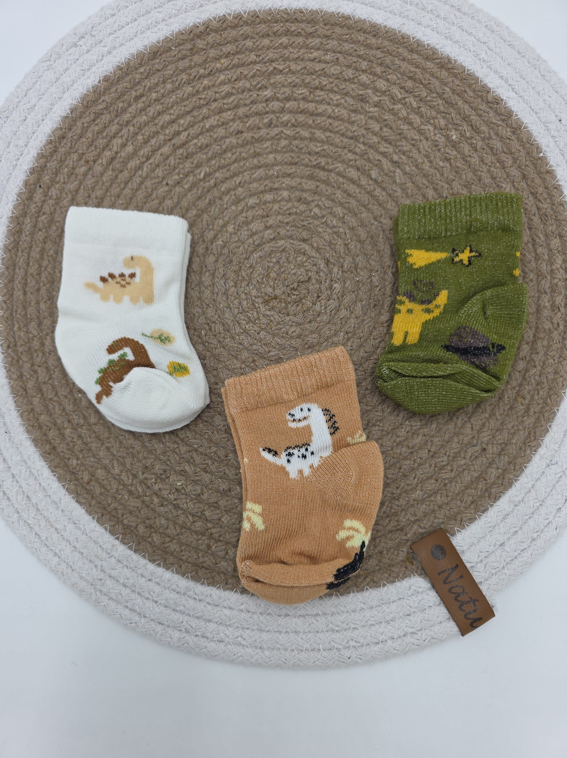 Yeni Doğan 0-6 Ay 3'lü Bebek Çorap Seti / Bebek Çorabı CP12 - MODEL 6