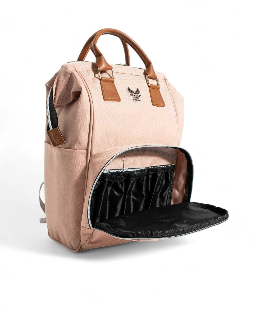 ANNE BEBEK BAKIM ÇANTASI / SIRT ÇANTASI, YALITIMLI, BEBEK ARABASINA TAKILABİLİR R1985