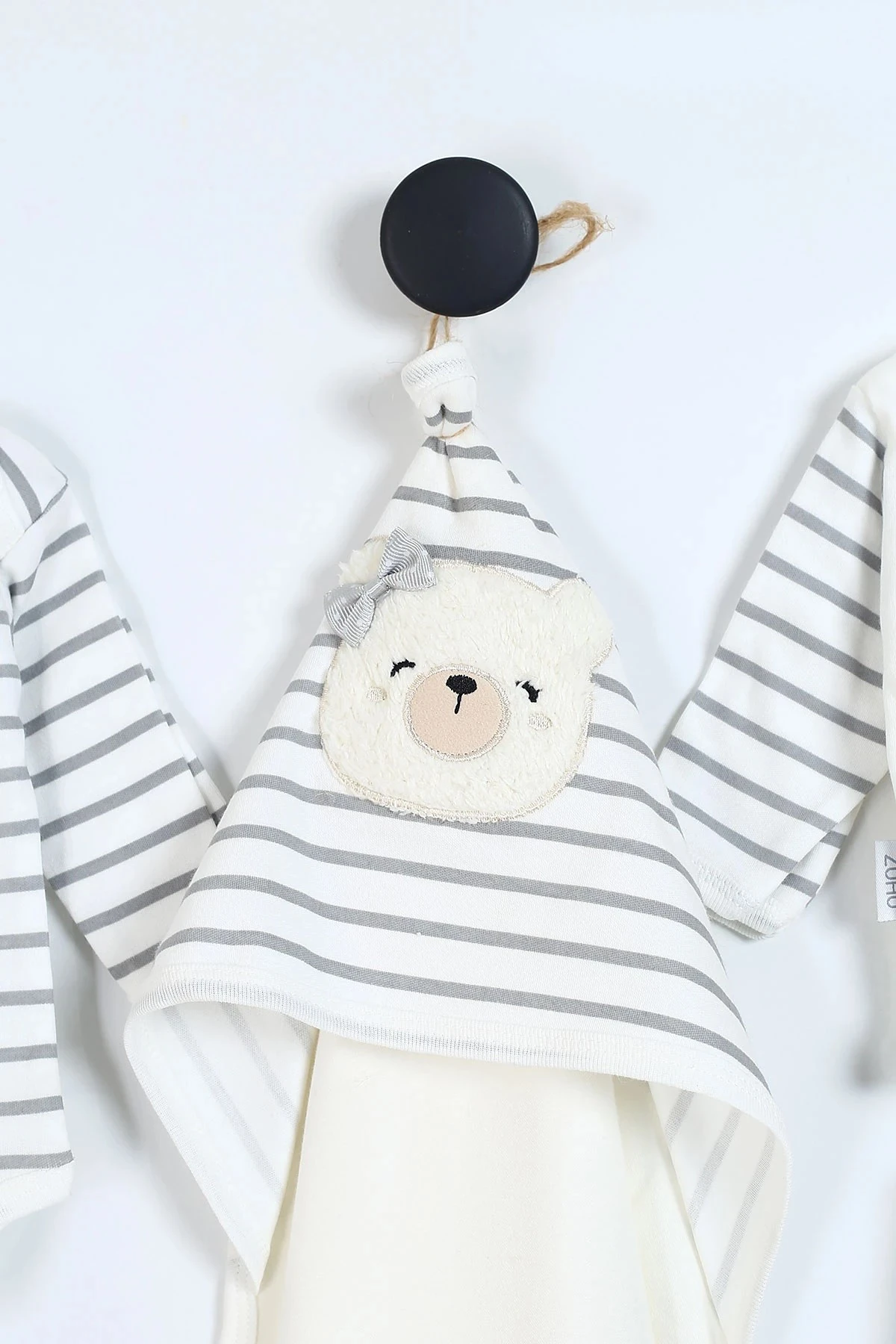 Kız Bebek Ayı Nakışlı 11 Parça Hastane Çıkışı Zıbın Seti R921