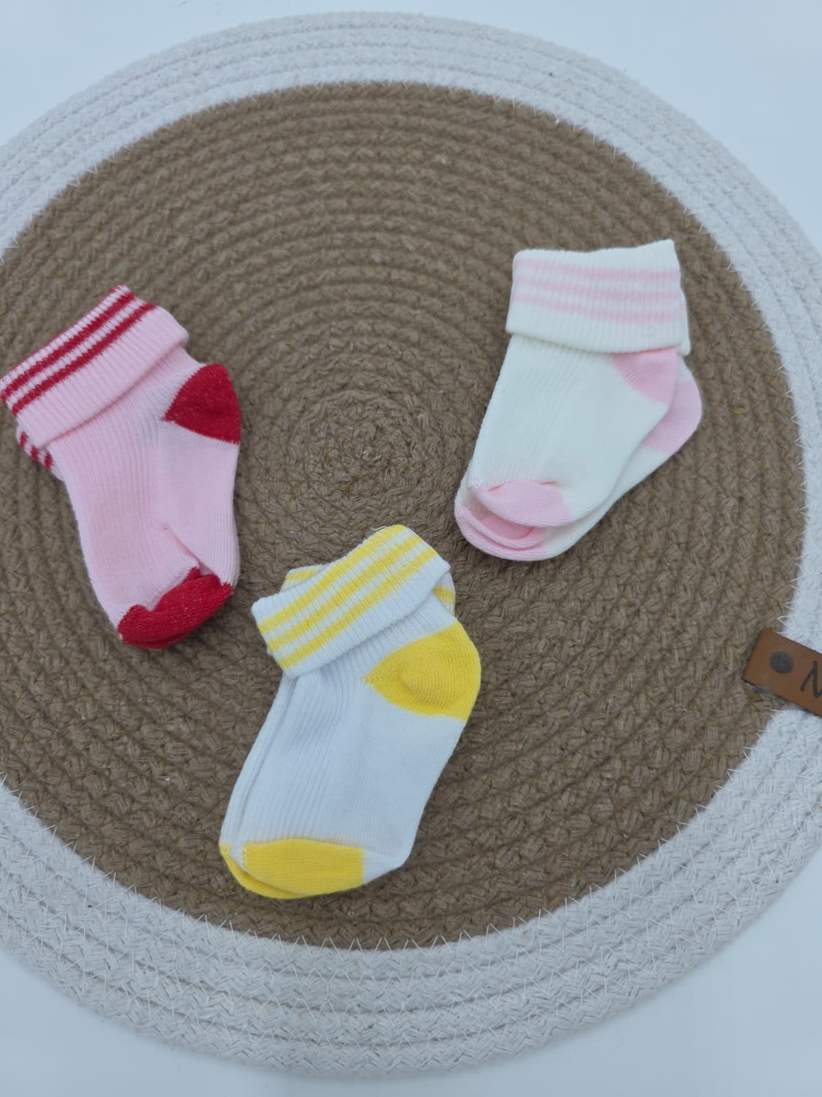 KIZ BEBEK 0-6 AY BEBEK 3'LÜ SOKET ÇORAP CP11 - MODEL 2