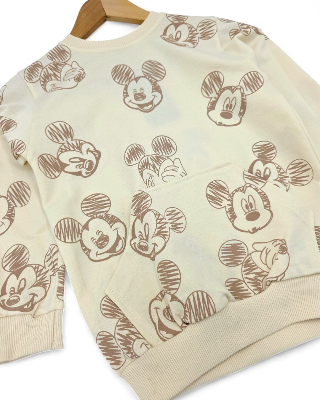 Erkek Çocuk Mevsimlik Mickey Baskılı 6-7-8-9-10 Yaş 2 İplik Eşofman Takımı R2124