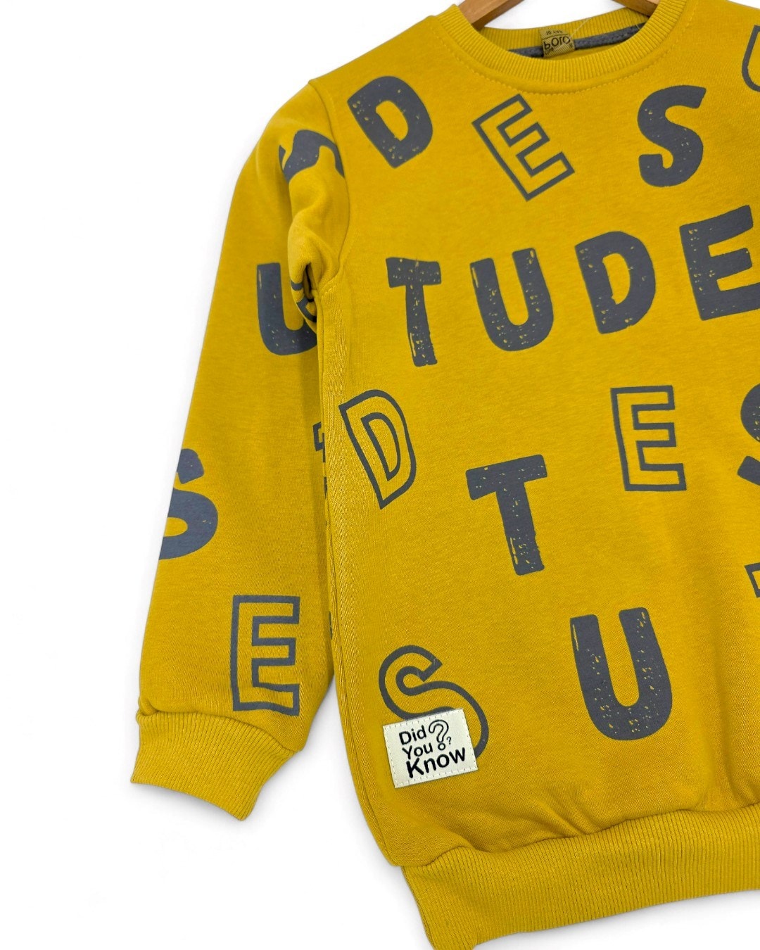 Erkek Çocuk Baskılı 3 İp Şardonlu Kışlık 6-7-8-9-10 Yaş Eşofmn Takımı / Sweatshirt ve Eşofman Altı R2279