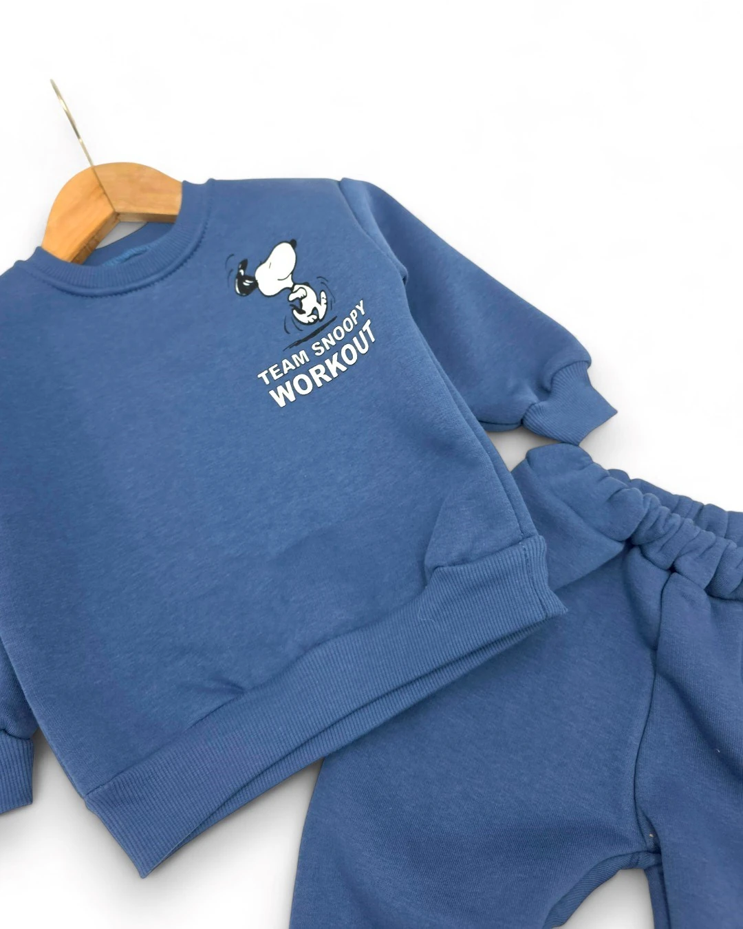 Erkek Çocuk Kışlık Kalın 3 İp Şardonlu 2-3-4-5 Yaş Alt Üst Eşofman Takımı l DAR KALIPTIR. R2362