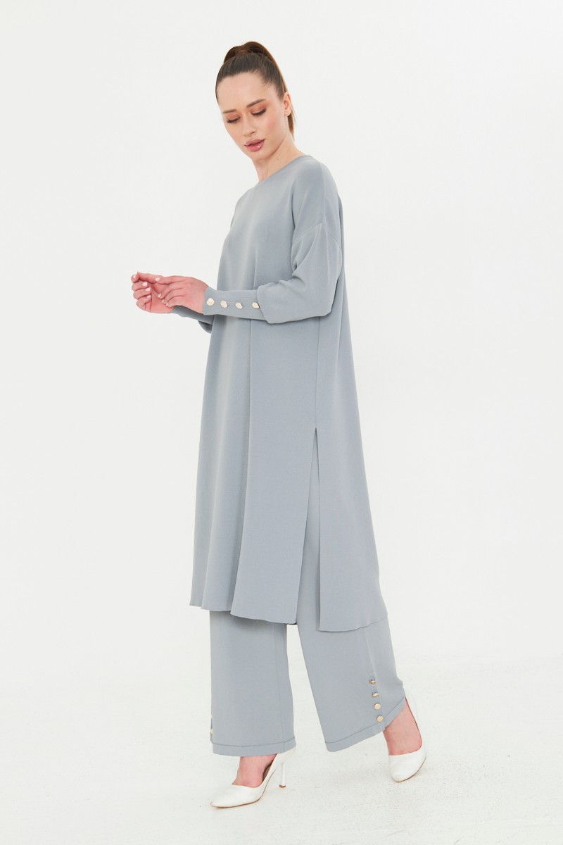 Triko Tokyo Rayon Tunik - Gri