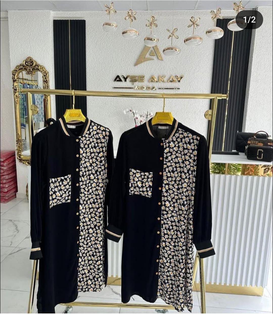Bayan Papatya Desen Tunik