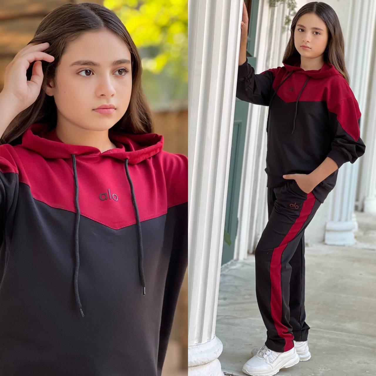 Kız Eşofman Takımı  Alo işlemeli