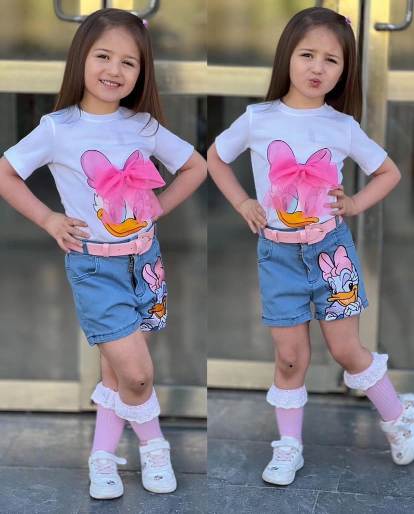 Kız Çocuk Şort Takım