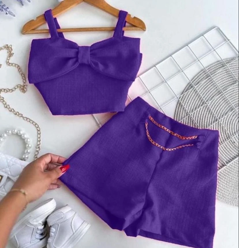 Kız Çocuk Zincir Detaylı Takım